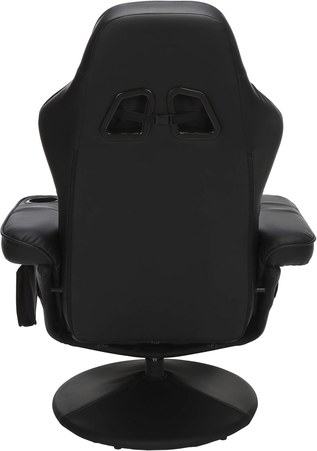 900 Gaming Recliner Black With Adjustable Leg Rest Cupholder