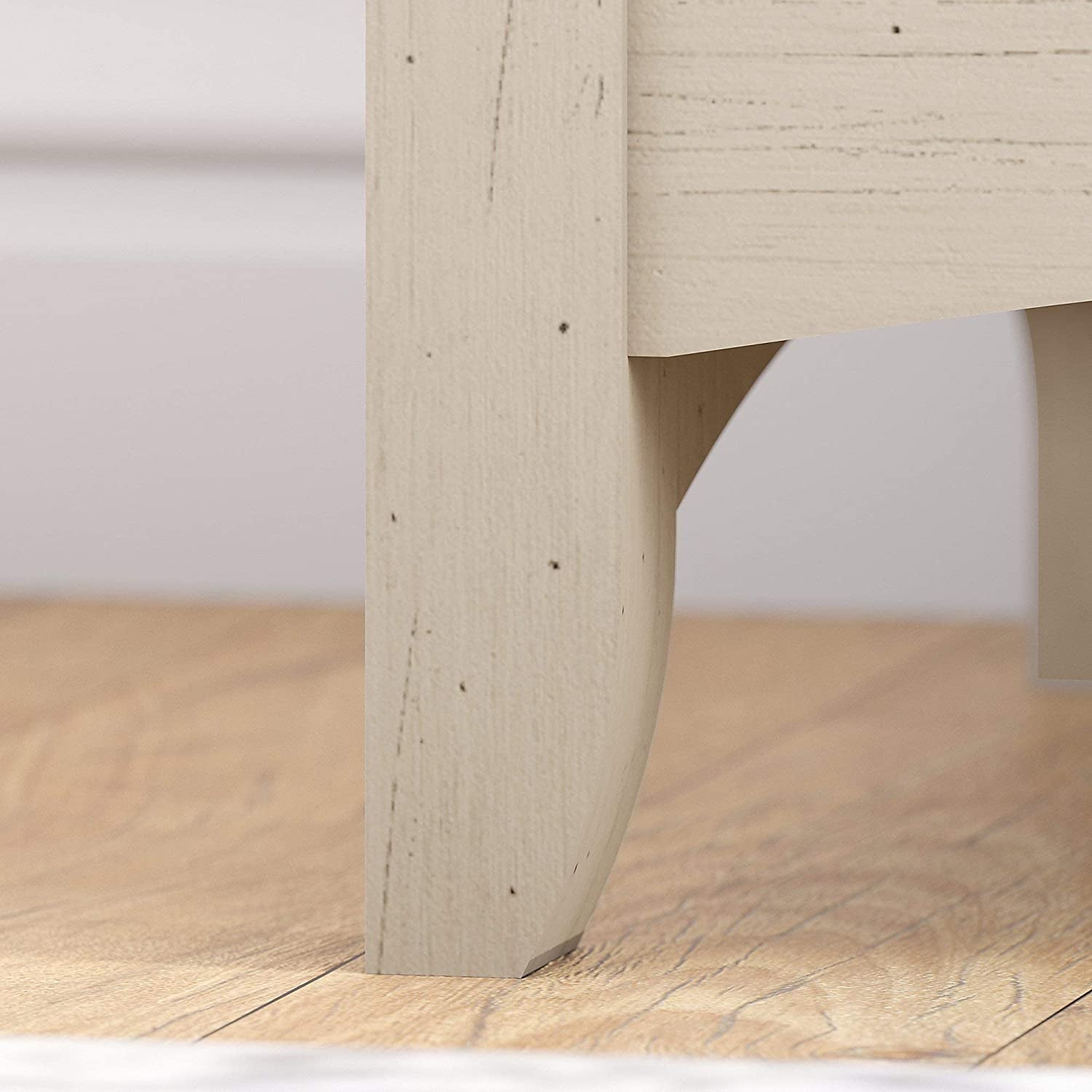 Antique White 5 Shelf Bookcase by Bush Furniture