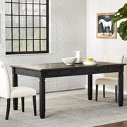 Tyler Creek Farmhouse Dining Table With Drawers Seats 6